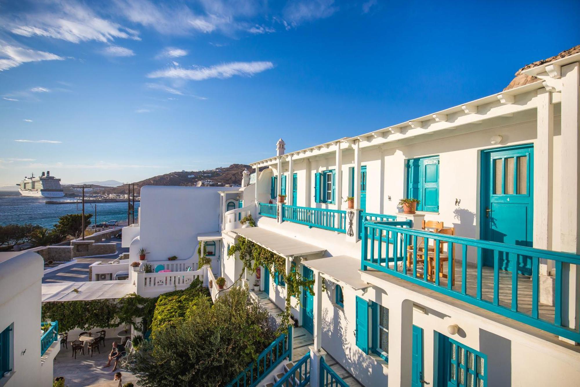 Pension Marias Sea View Mykonos Town Exterior foto